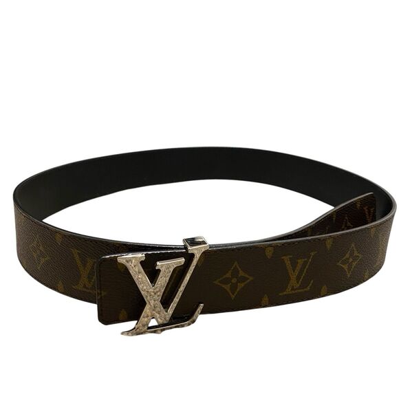 Louis Vuitton Women’s Reversible Monogram Belt Size 90/36 Medium Brown Black - Picture 3 of 10